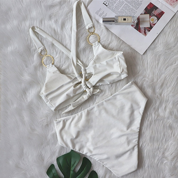 Kvinder Modern Ring-Detail Bikini Sæt Stilla