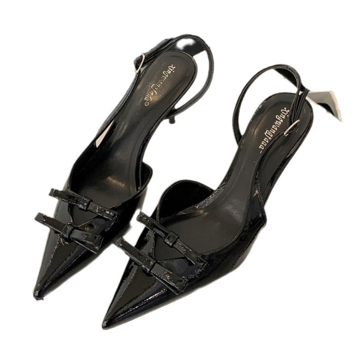 Dame Slingback Høje Hæle med elegant Spidsdesign og raffineret Rem Stilla