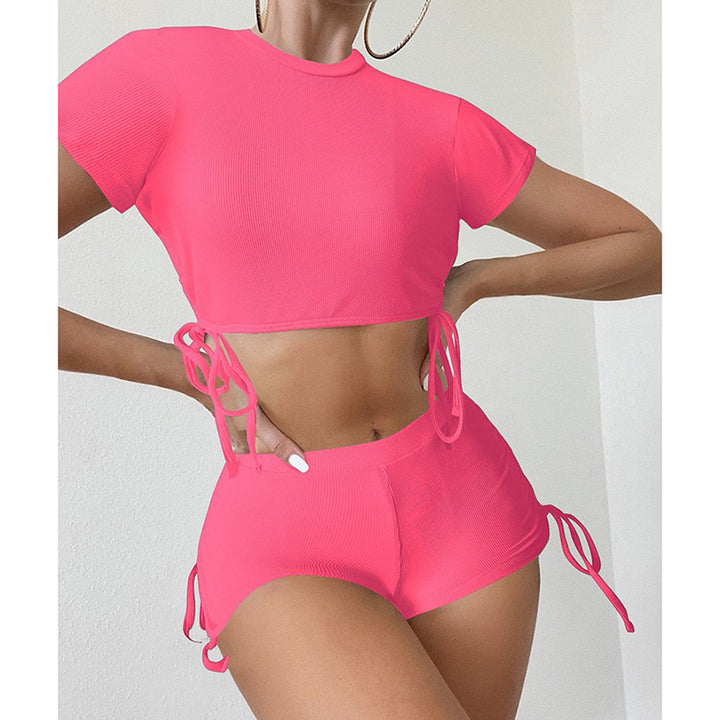 Dame Crop-Top og Shorts Sæt Skovae