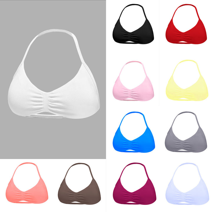 Dame Sport-Bikini-top med raffineret flæser-design Skovae