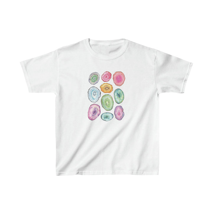 Dame T-shirt med dekoreret hjerte-motiv Skovae