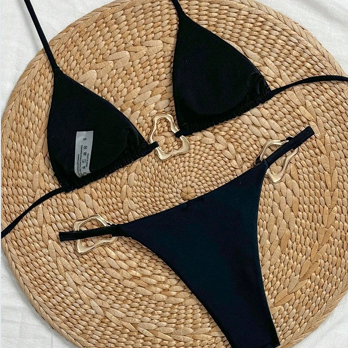 Dame Triangle Bralette Bikini Sæt Stilla