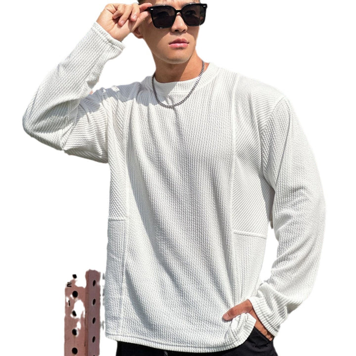 Herre Stilede Sweatshirt med struktureret design og moderne detaljer Stilla