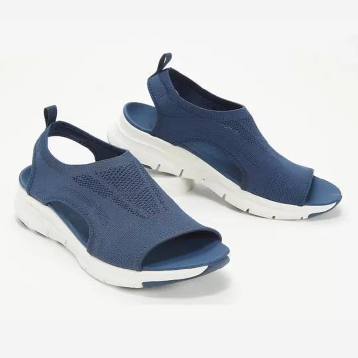 Dame Komfortable Sandaler med åndbart mesh-overdel og blød sål Stilla