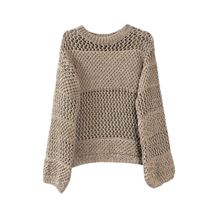 Femme Oversized Åben Strikpullover Stilla