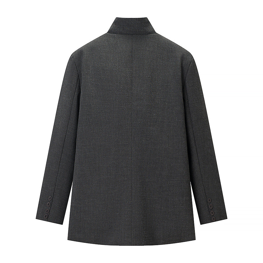 Kvinders Mode Blazer Jakke i Casual Stil med Praktiske Lommer Stilla