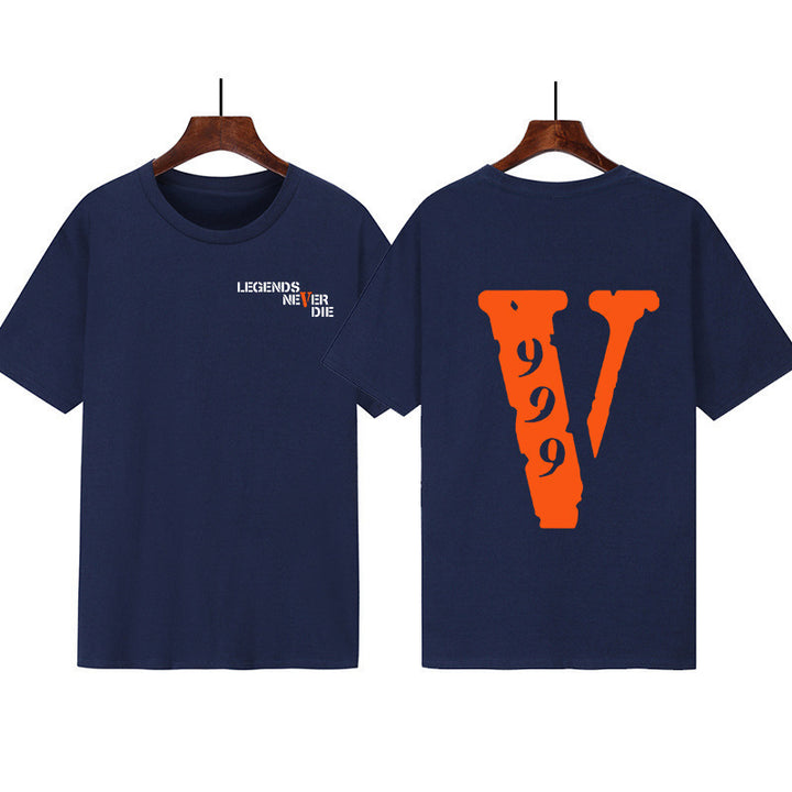 Kvinders grafisk t-shirt med original skrift og kreativt design Skovae