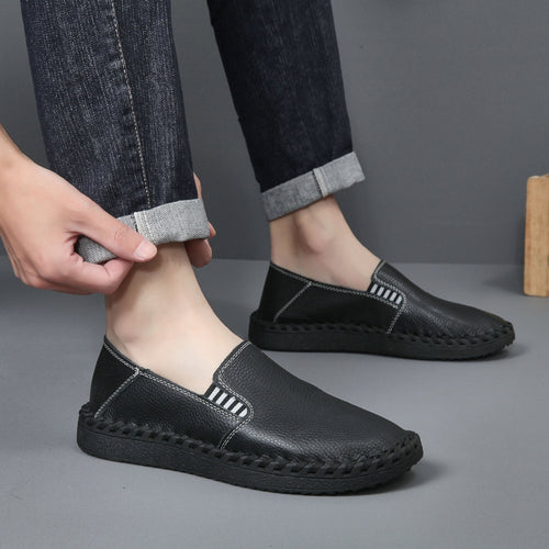 Herrer Fritids Læder Slippers Stilla