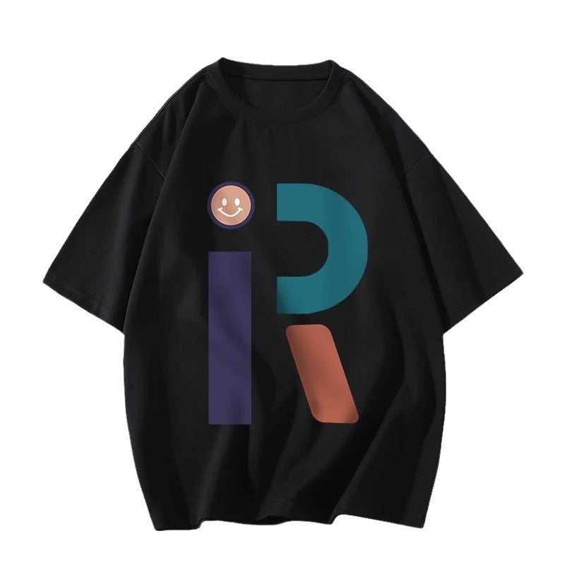 Dame T-shirt med kreativ grafiktryk og afslappet pasform Stilla