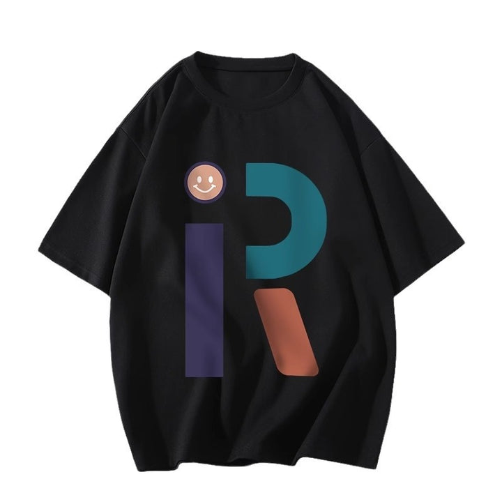 Dame T-shirt med kreativ grafiktryk og afslappet pasform Stilla