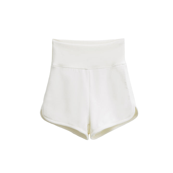 Dame Sporty High-Waist Shorts lavet af åndbart materiale med elastisk talje Stilla