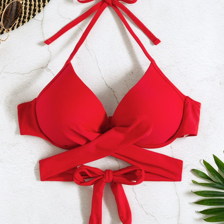 Dame bikini top med legende knude og elegant design Skovae