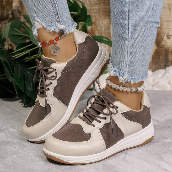 Dame Sporty Komfort-Sneakers med åndbart overmateriale og dæmpende sål Stilla