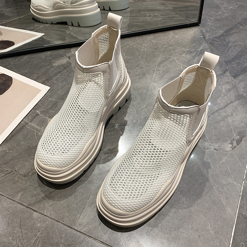 Dame Sporty Mesh Støvletter med elastiske indsatser og skridsikker sål Stilla