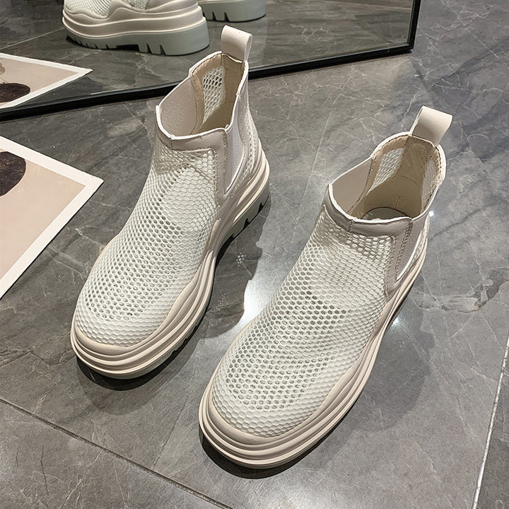 Dame Sporty Mesh Støvletter med elastiske indsatser og skridsikker sål Stilla