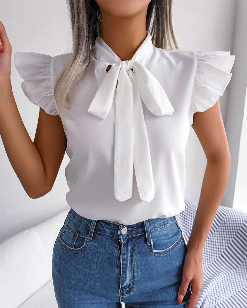 Damer elegant Flue Bluse Stilla