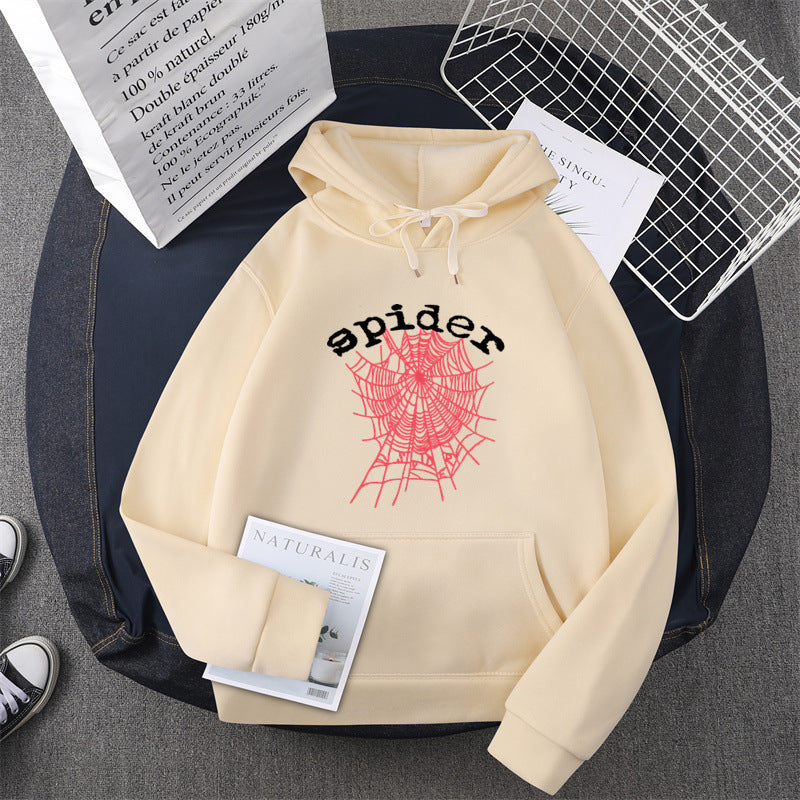 Kvinders hoodie med kreativ edderkoppemotiv Skovae