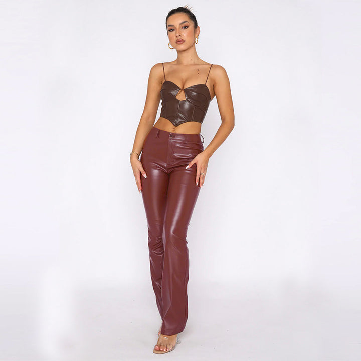 Dame Elegant Bustier-overdel med moderigtige detaljer Stilla