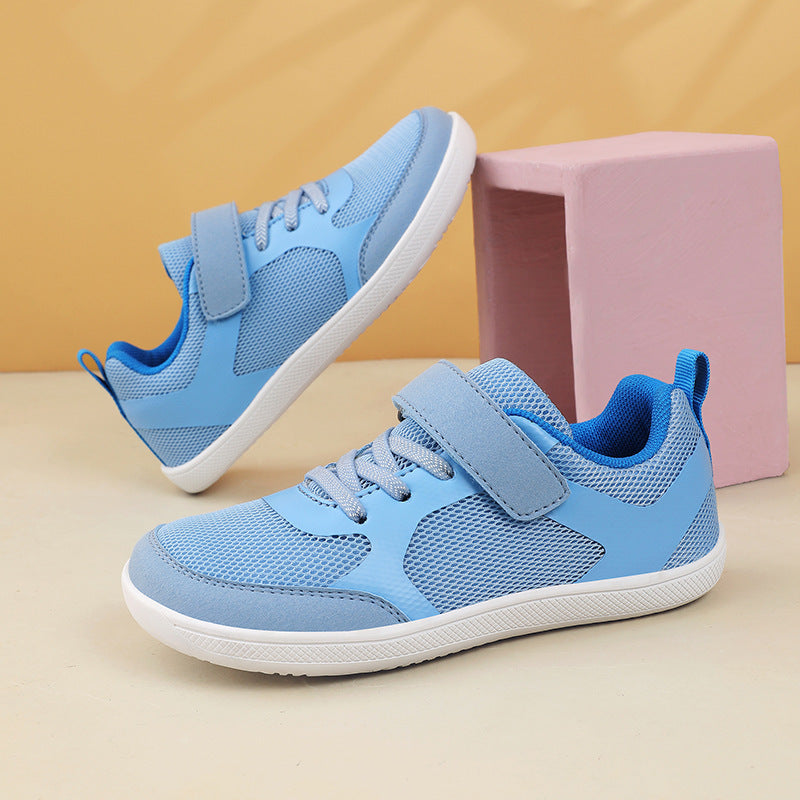 Unisex nan lette mesh-sneakers med elastisk snørebåndsystem, velcro og EVA-mellemsål Skovae