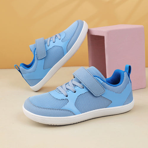 Unisex nan lette mesh-sneakers med elastisk snørebåndsystem, velcro og EVA-mellemsål Skovae