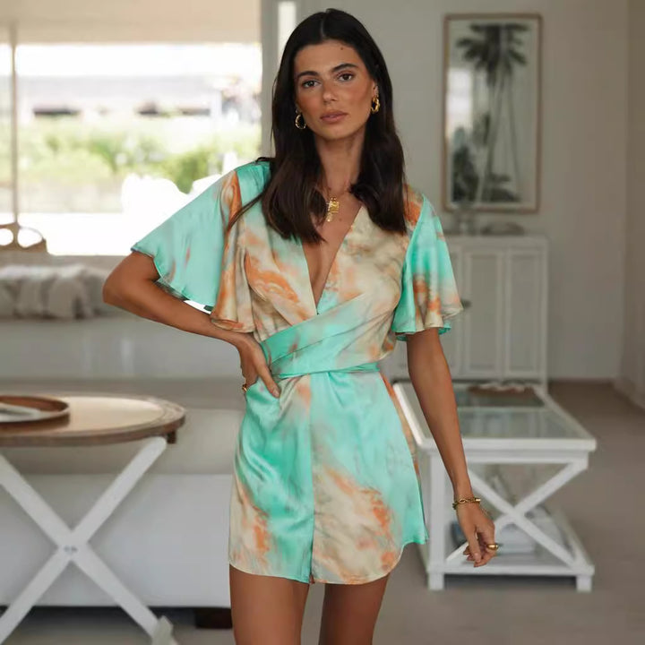 Dame Wickelkjole i romantisk Boho-stil Stilla