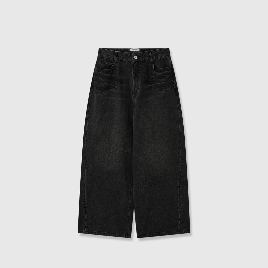 Kvinders brede jeans med høj talje Stilla