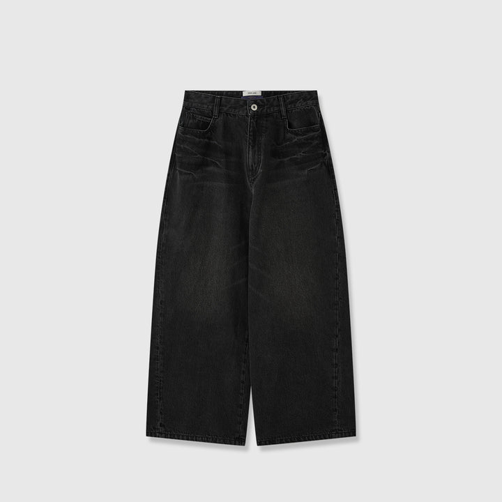Kvinders brede jeans med høj talje Stilla
