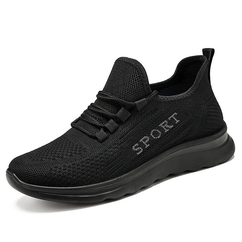 Femme Let Slip-On Sport Sneakers med fleksibel Strikovermateriale Stilla