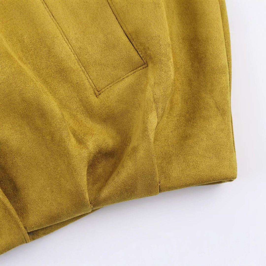 Dame Oversized Suede Jakke Stilla