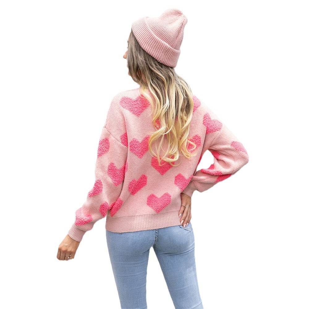 Kvindernes sweatshirt med hjerte design Stilla