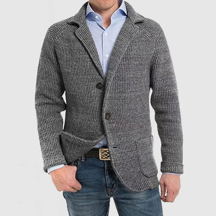 Stilla | Herr Strikblazer med To Knapper