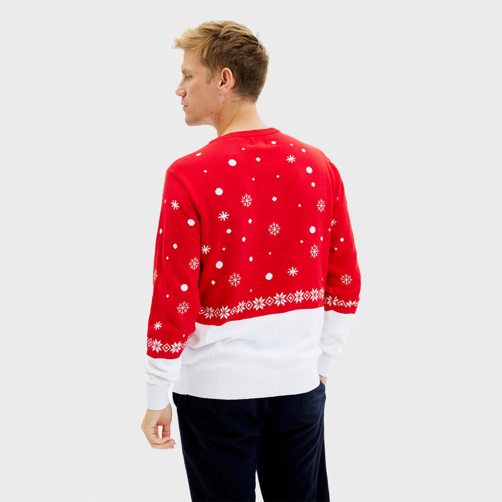 Stilla | Rudolfs julesweater rød herre