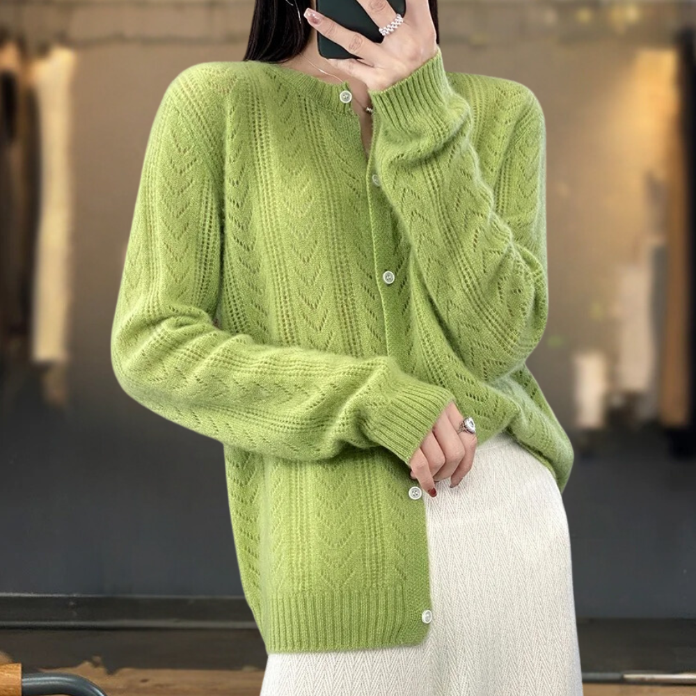 Stilla | Dejlig Strik Cardigan til Kvinder