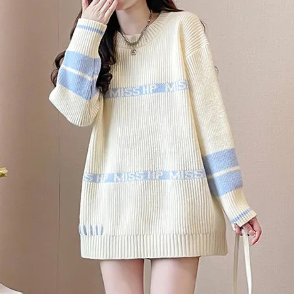 Stilla | Moderigtigt Mellemlang Sweater til Kvinder