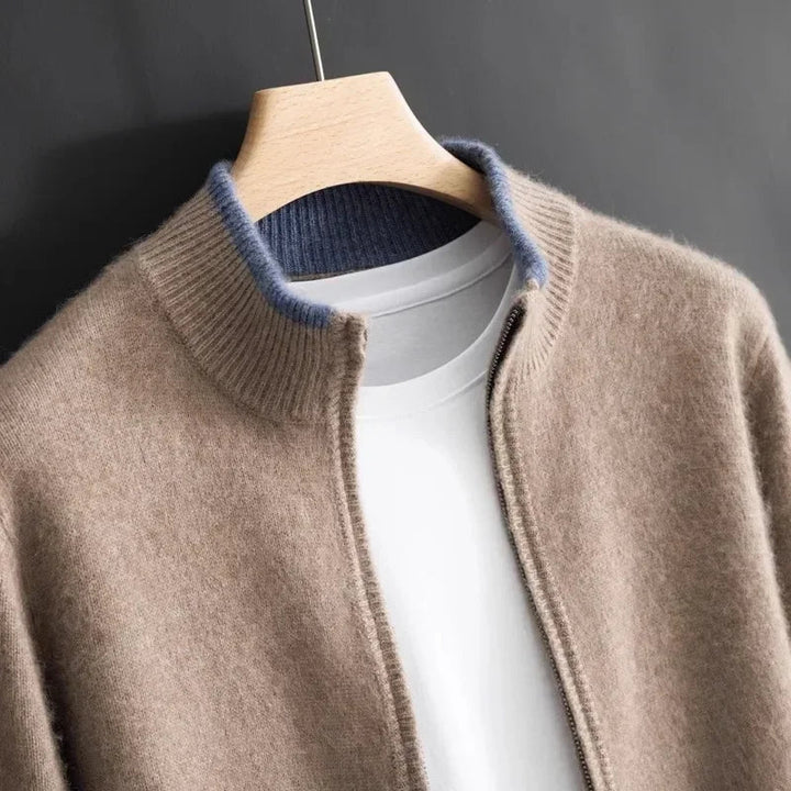 Stilla | Elegant Cashmere Zip Jakke