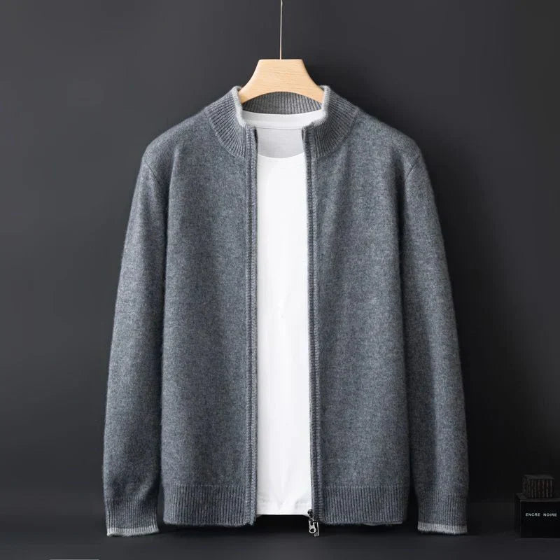 Stilla | Elegant Cashmere Zip Jakke