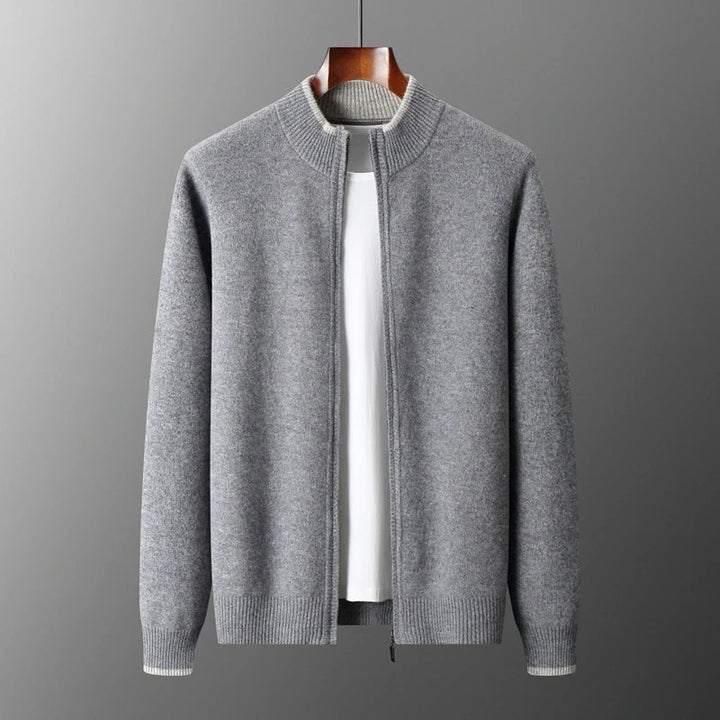 Stilla | Elegant Cashmere Zip Jakke