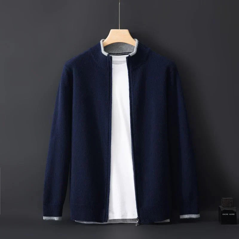 Stilla | Elegant Cashmere Zip Jakke