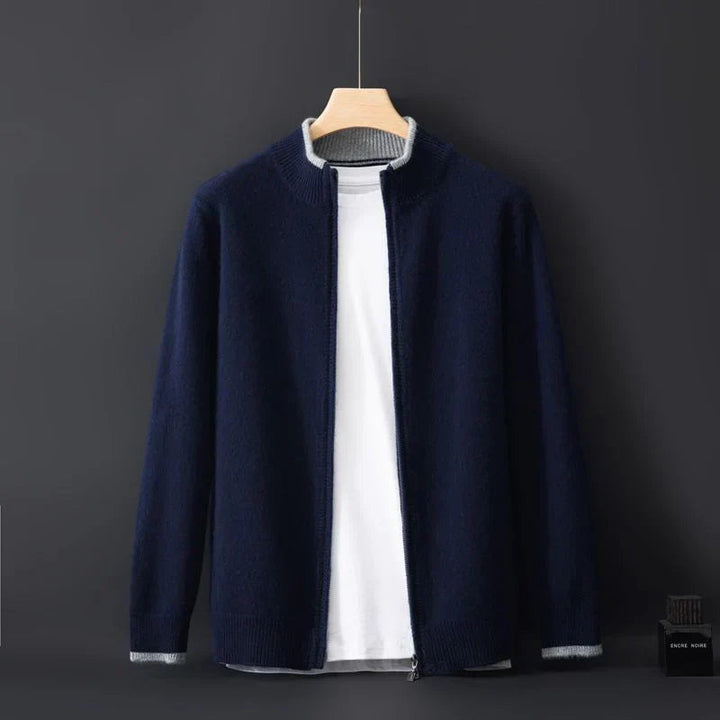 Stilla | Elegant Cashmere Zip Jakke