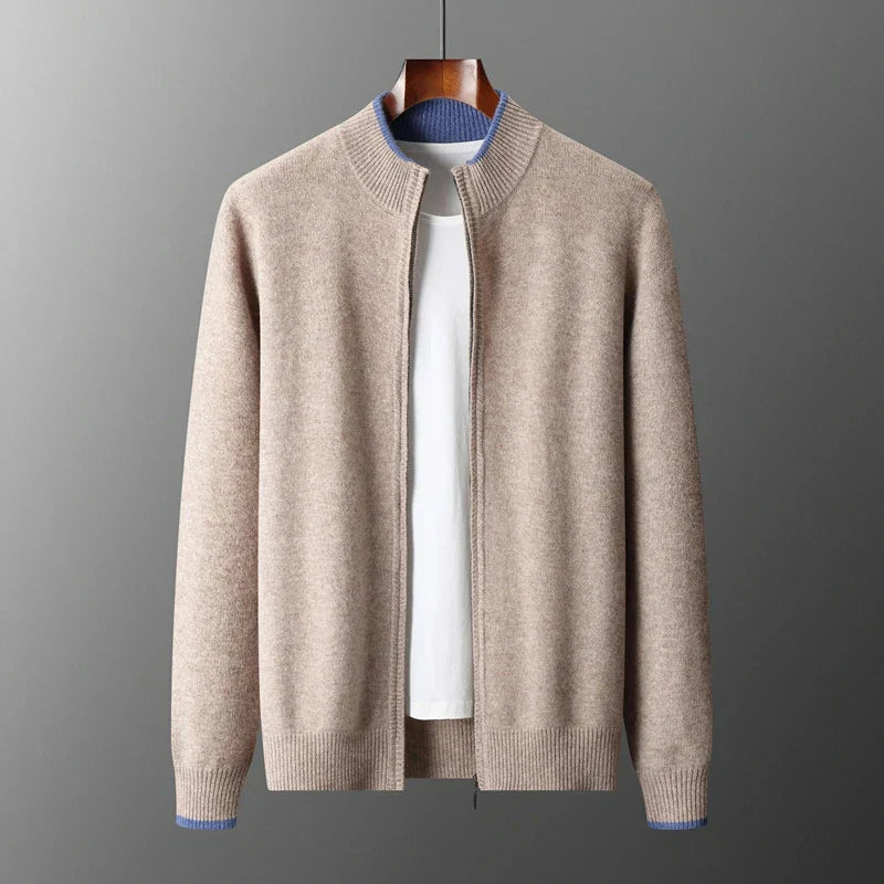 Stilla | Elegant Cashmere Zip Jakke