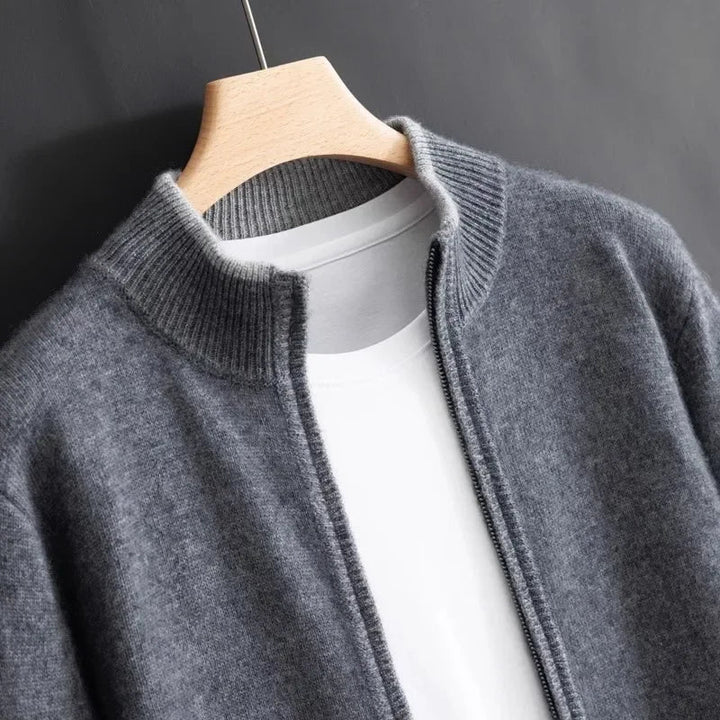 Stilla | Elegant Cashmere Zip Jakke