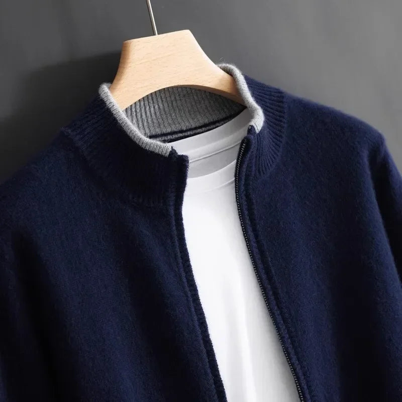 Stilla | Elegant Cashmere Zip Jakke