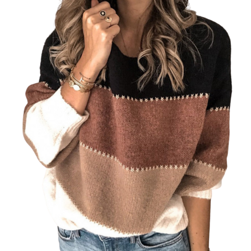 Stilla | Behagelig Stribet Pullover