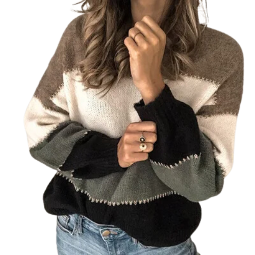 Stilla | Behagelig Stribet Pullover
