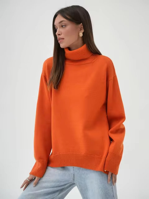 Stilla | Løs Pasform Rullekrave Sweater