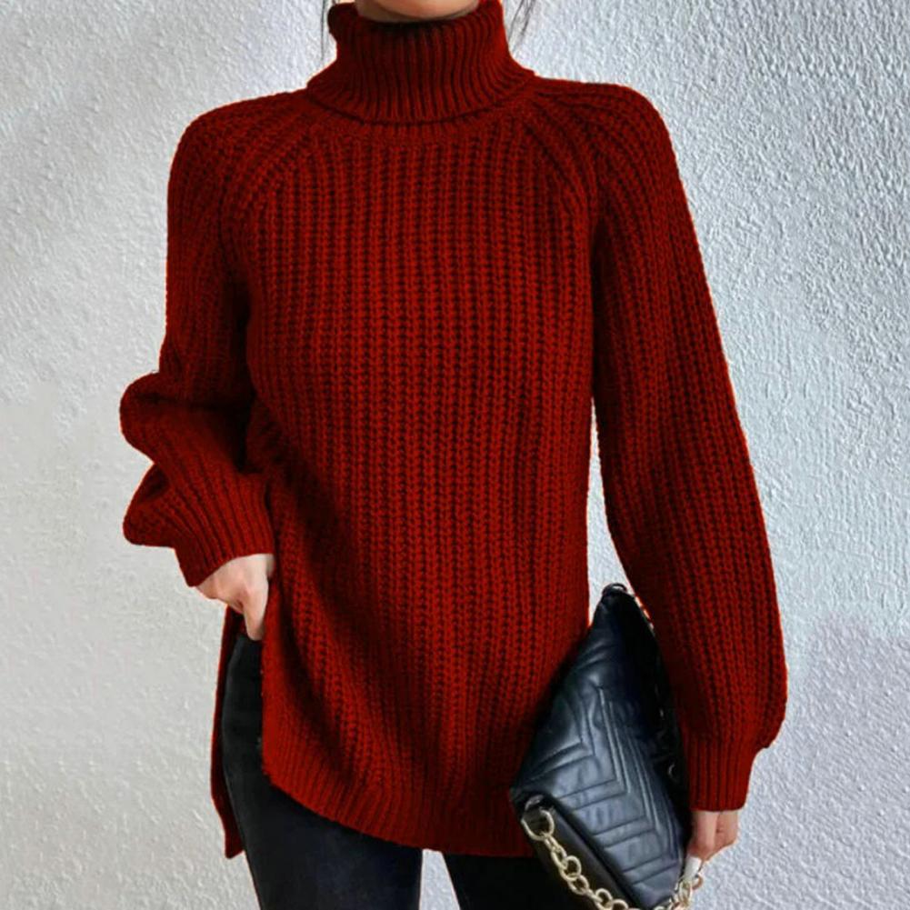 Stilla | Strikpullover Rullekrave Lange Ærmer Oversized Fit Blødt Chunky Knit