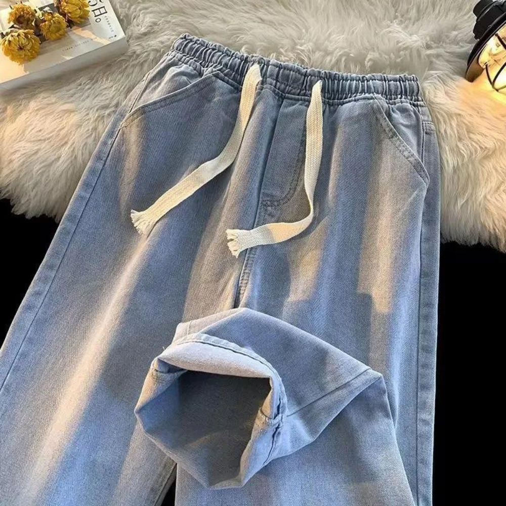 Stilla | Mænd Denim Bukser med Snøre