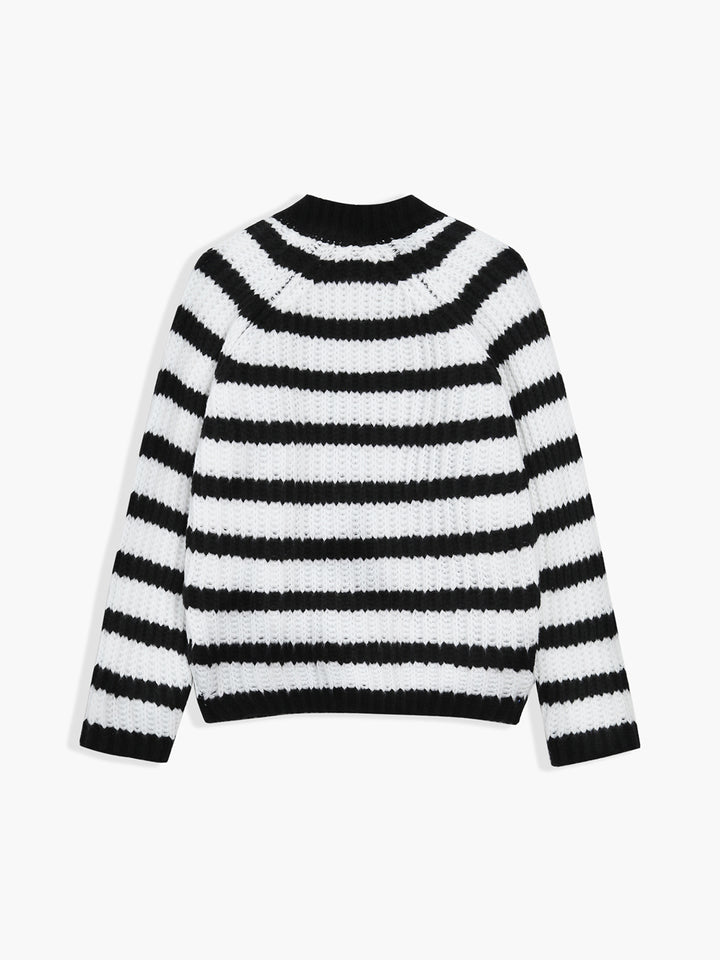 Stilla | Stribet Parisisk Cardigan