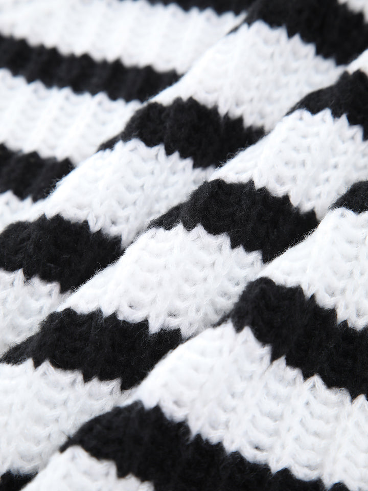 Stilla | Stribet Parisisk Cardigan