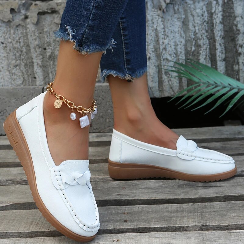 Stilla | Fashion Low Top Flats Loafers